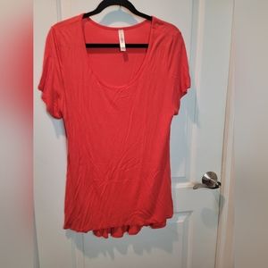 Lularoe Orange Oversized T Size XL